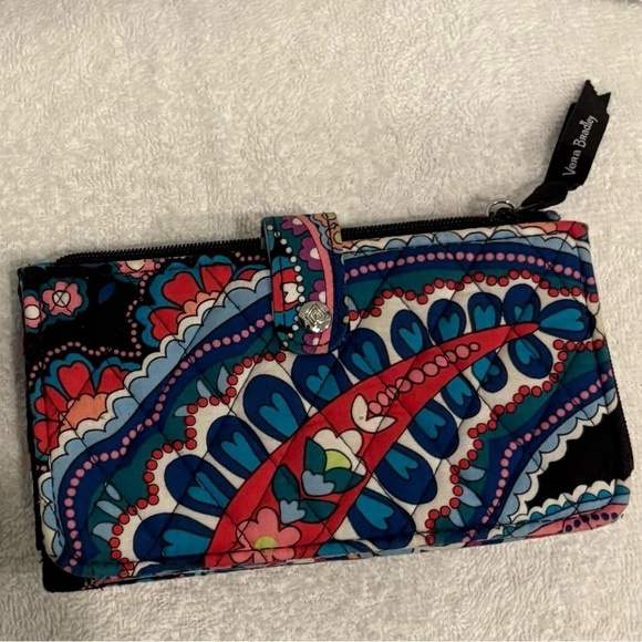 Vera Bradley Colorful Floral Women's Wallet - Picture 5 of 5